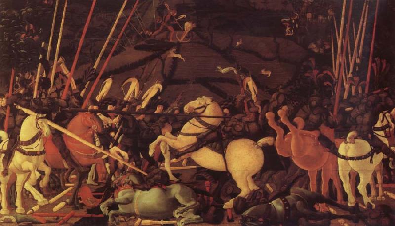 UCCELLO, Paolo The battle of San Romano the victory uber Bernardino della Carda